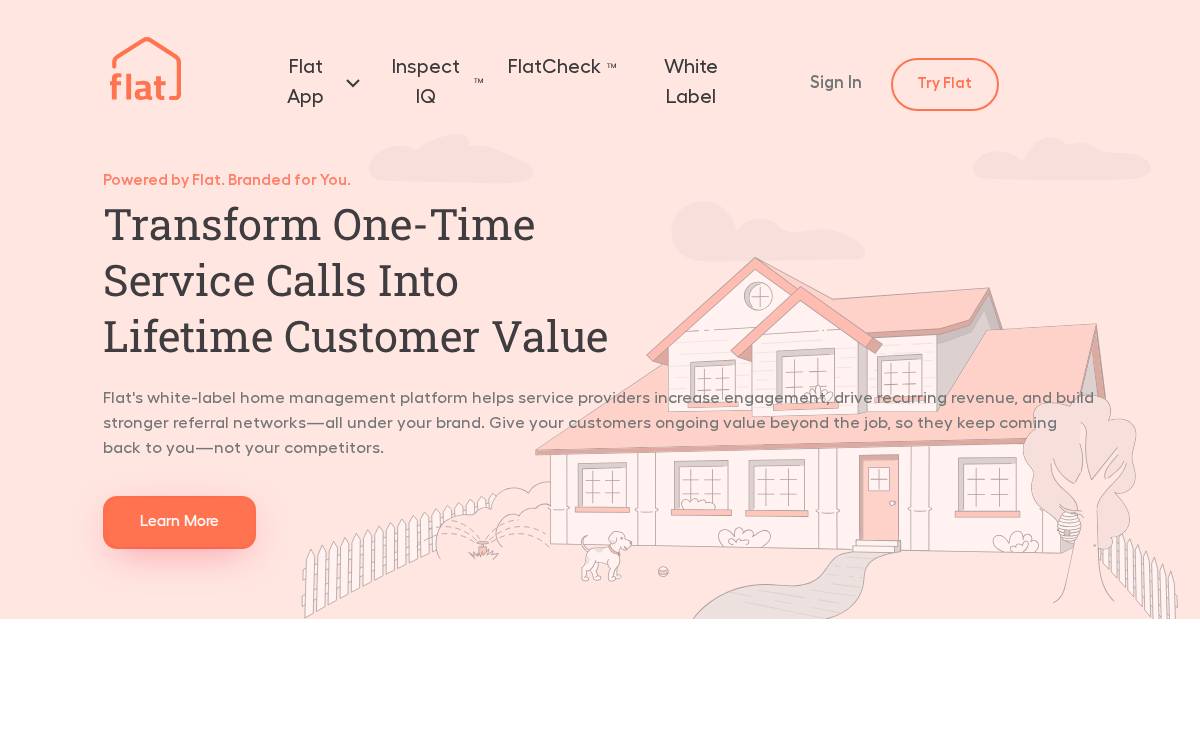 Flat website preview