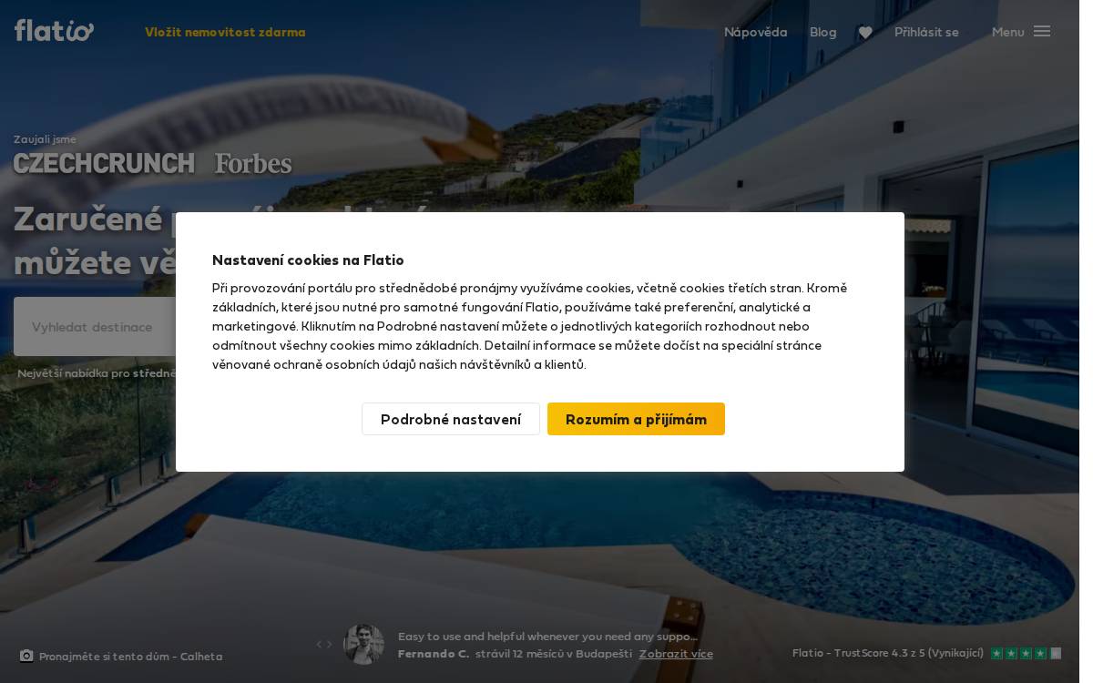 Flatio website preview