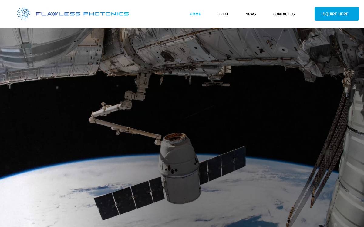 Flawless Photonics website preview