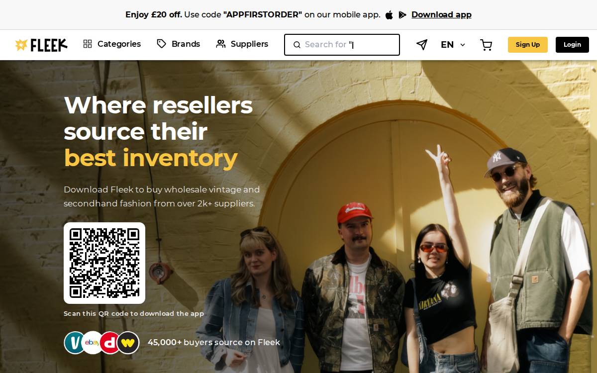 Fleek website preview