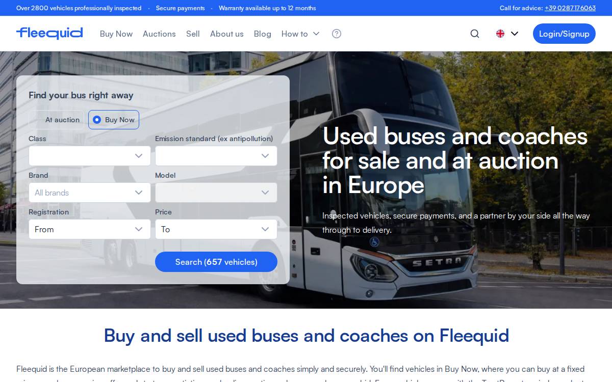 Fleequid website preview