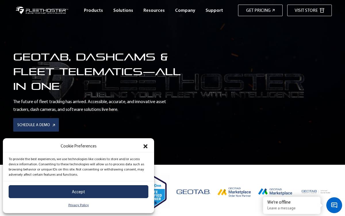 Fleet Hoster website preview