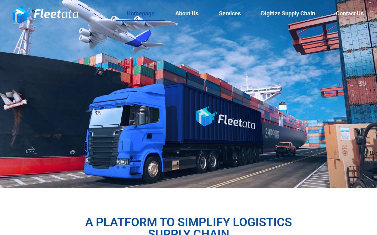 Fleetata website preview