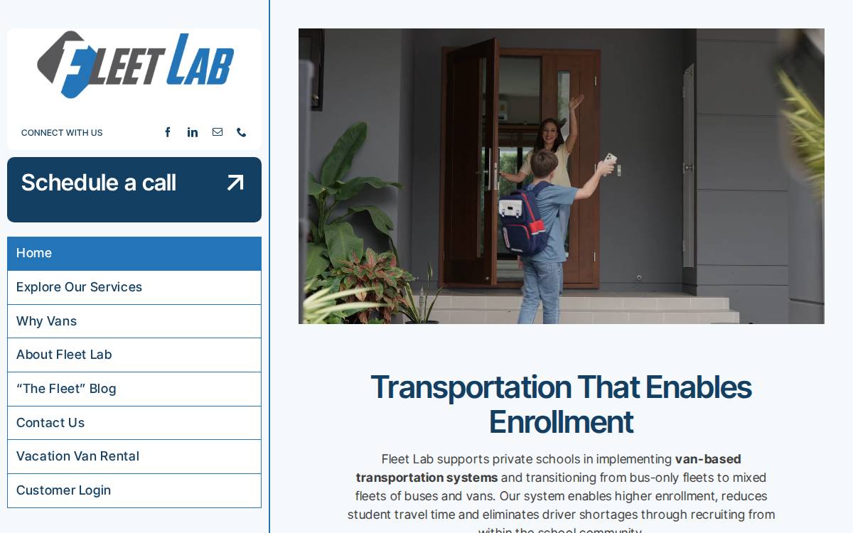 FleetLab website preview