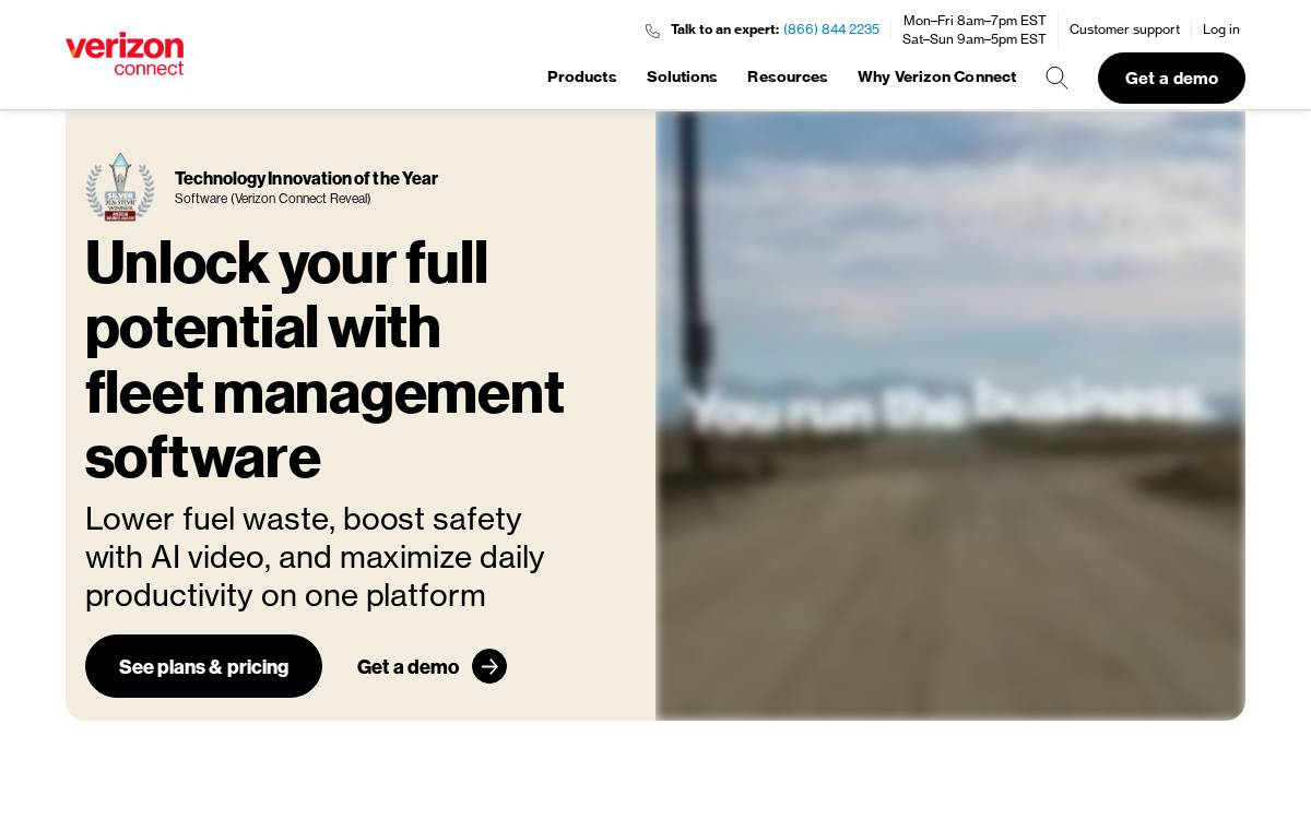 Fleetmatics website preview