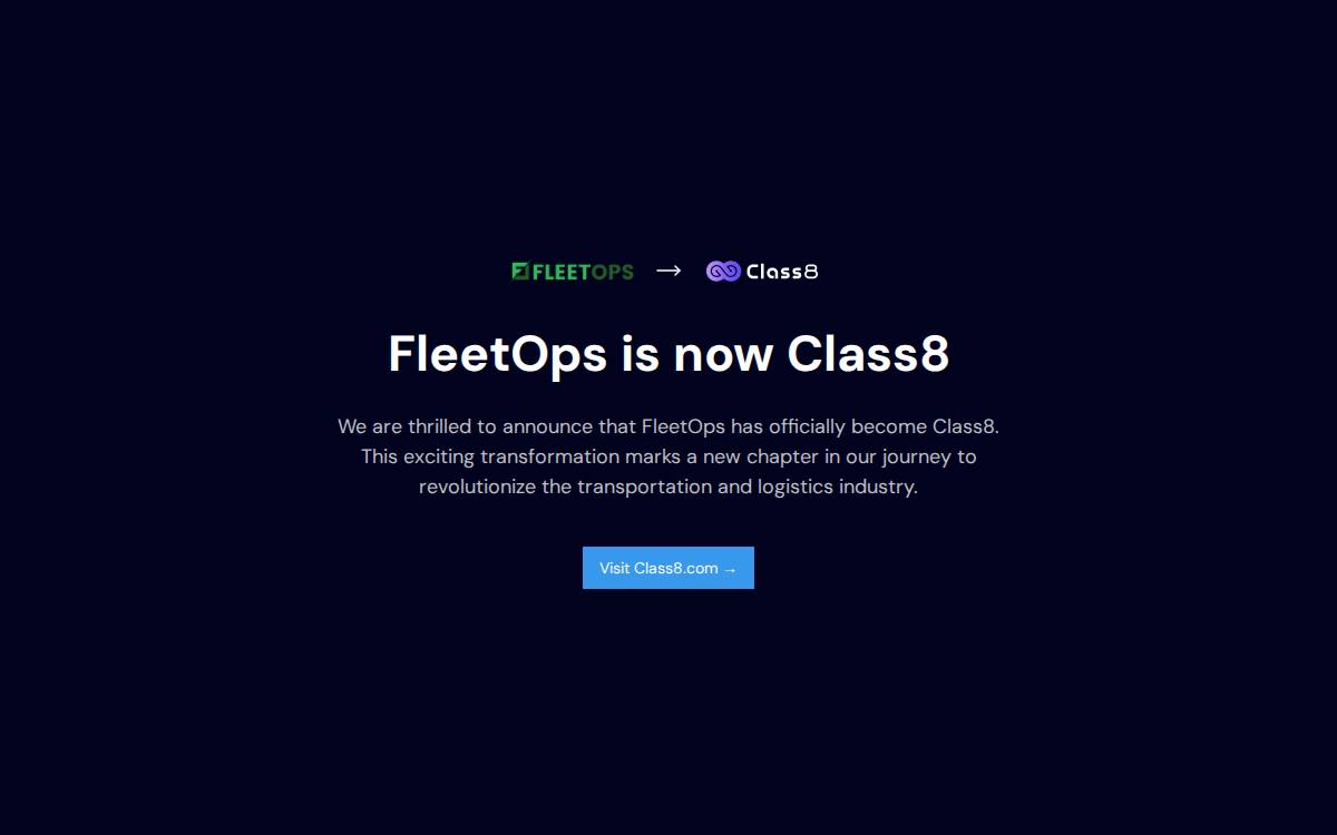 Fleetops website preview