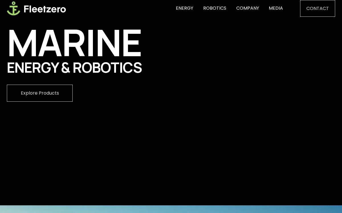 Fleetzero website preview