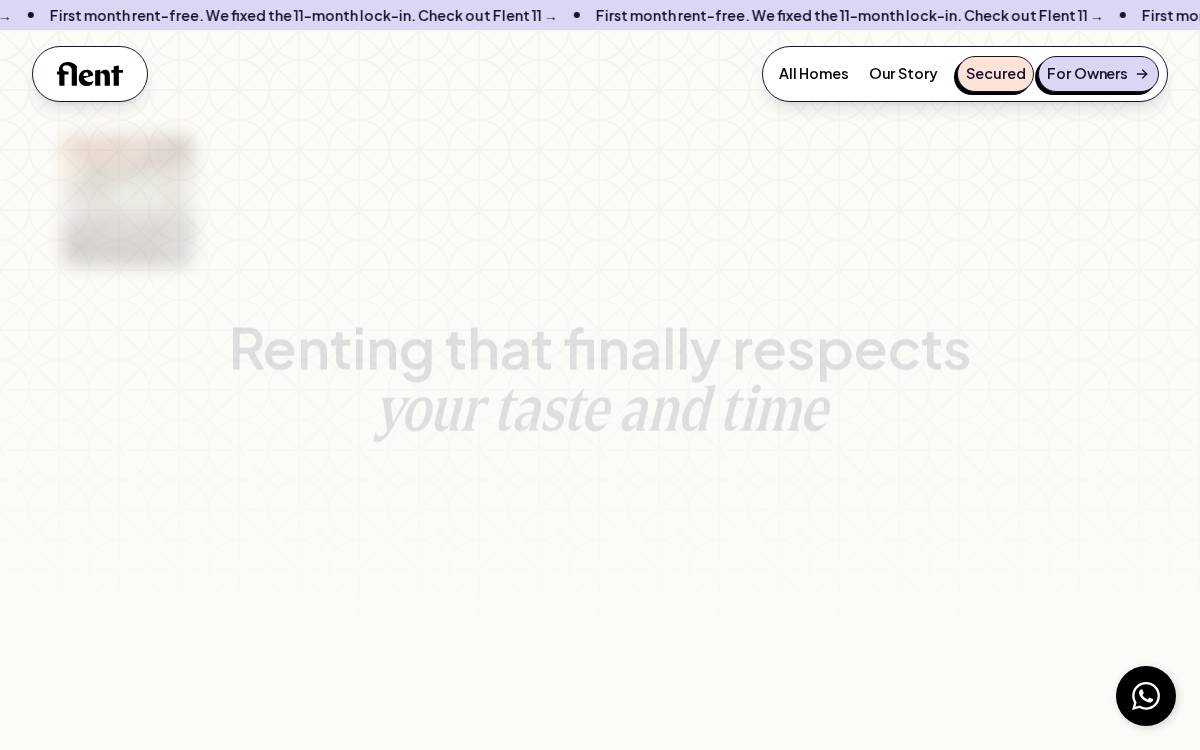 Flent website preview