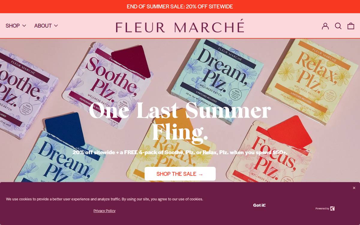 Fleur Marche website preview