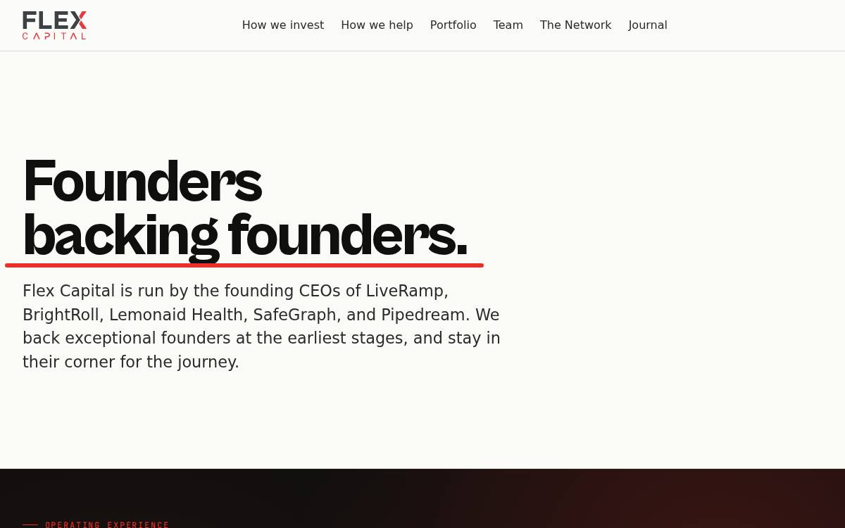 Flex Capital LLC website preview