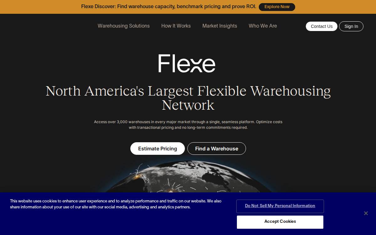 Flexe website preview