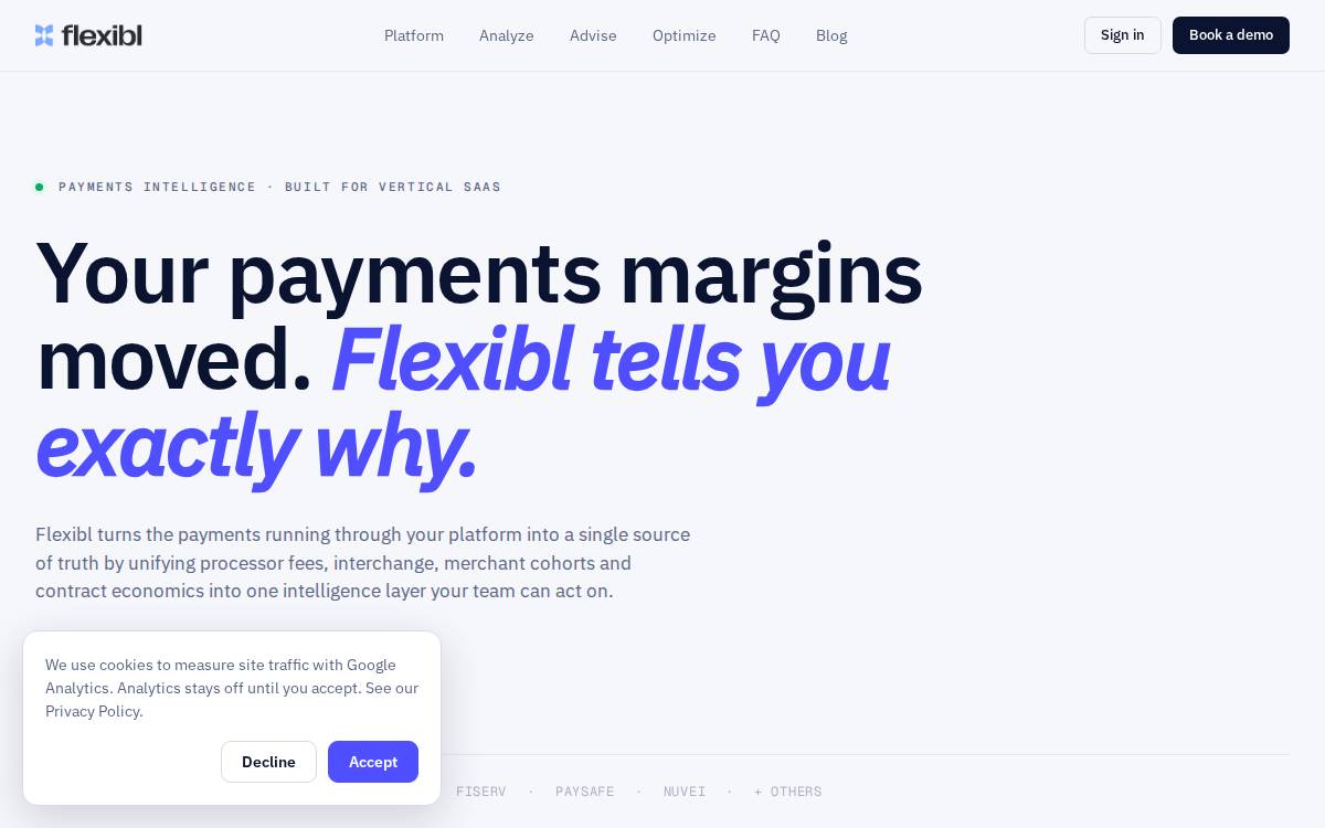 Flexibl website preview