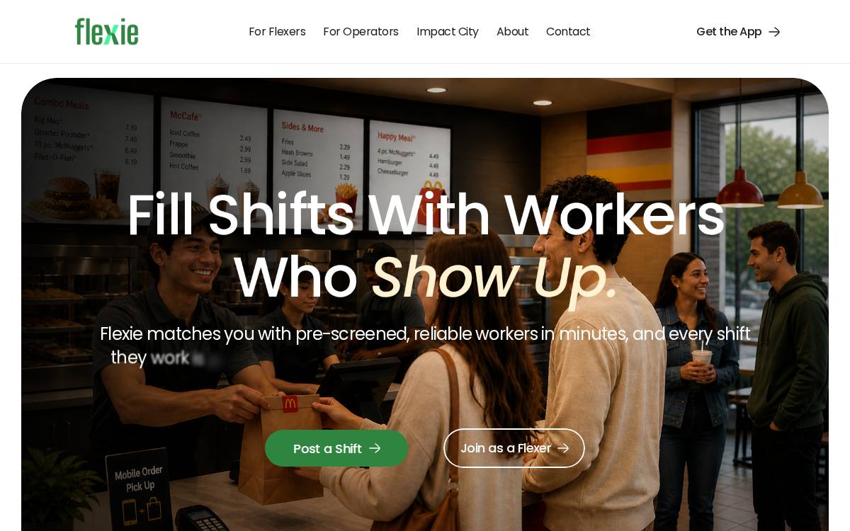 Flexie website preview