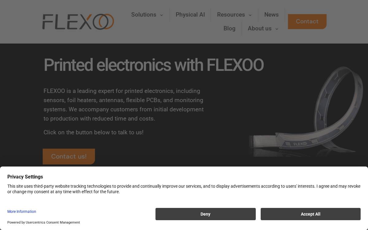 FLEXOO website preview