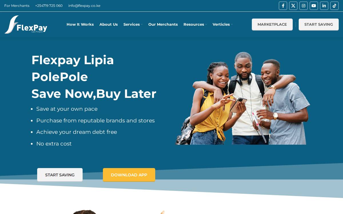Flexpay website preview