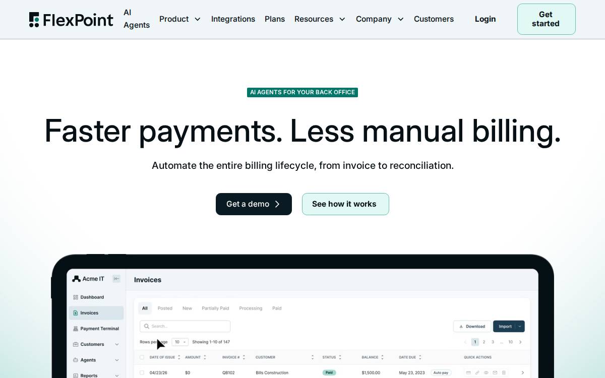 FlexPoint website preview