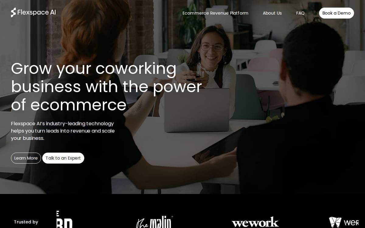 Flexspace website preview