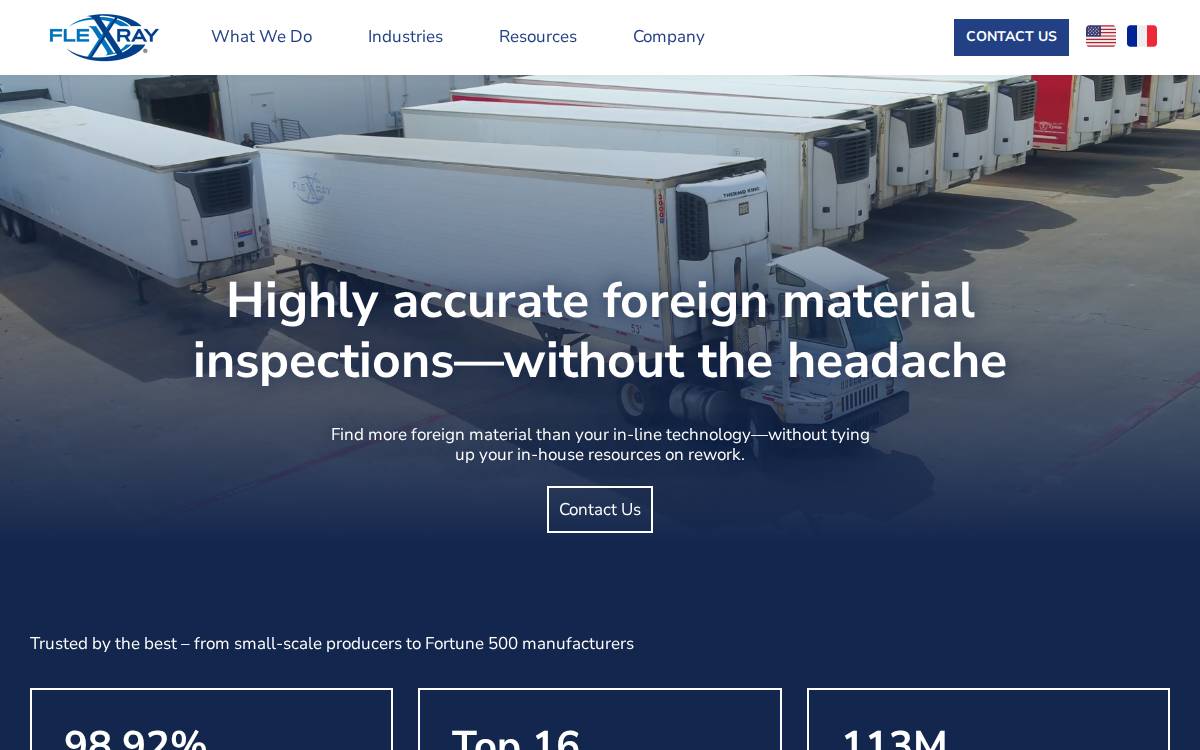 Flexxray website preview