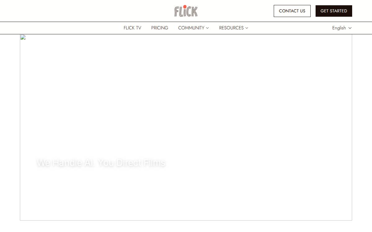 Flick website preview