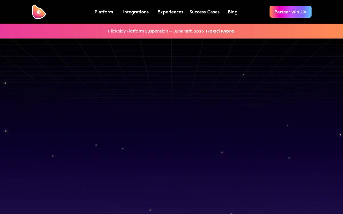 Flickplay website preview