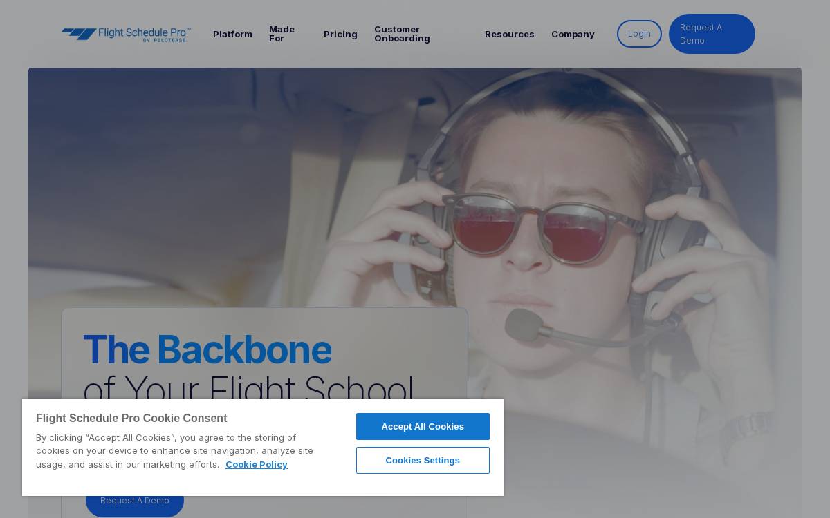 Flight Schedule Pro website preview