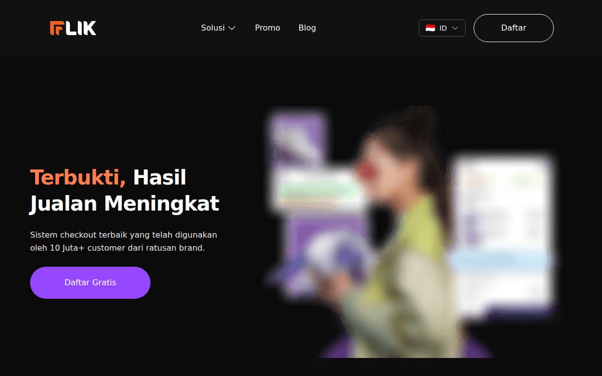 FLIK website preview