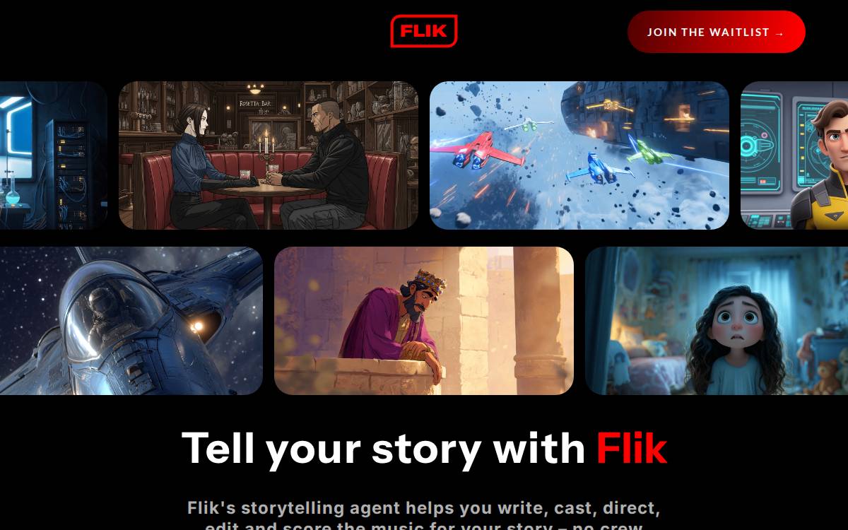 Flik website preview