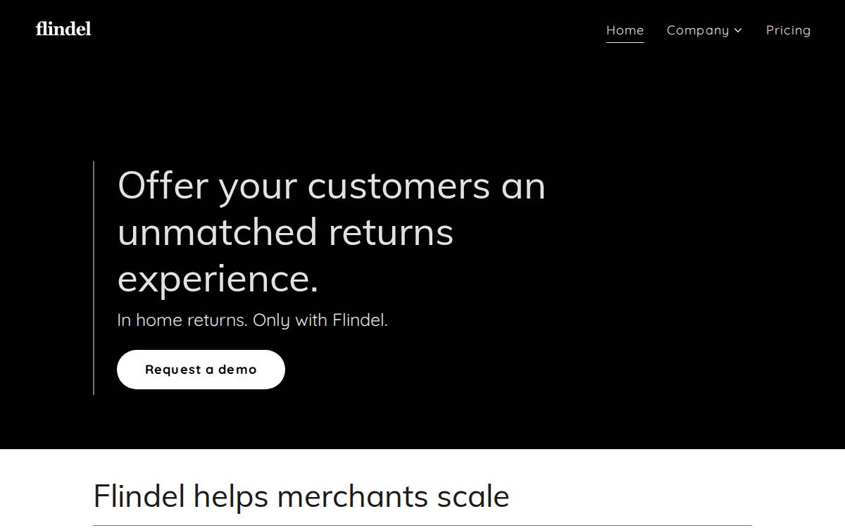 Flindel website preview