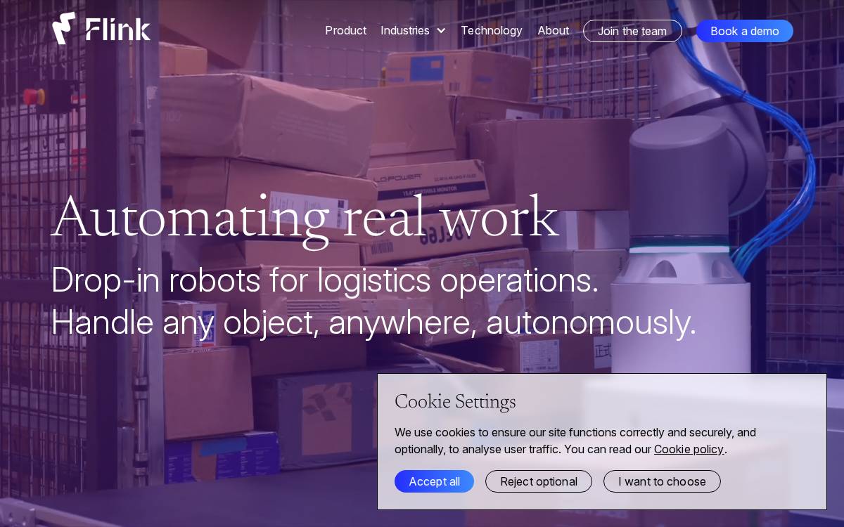 Flink website preview