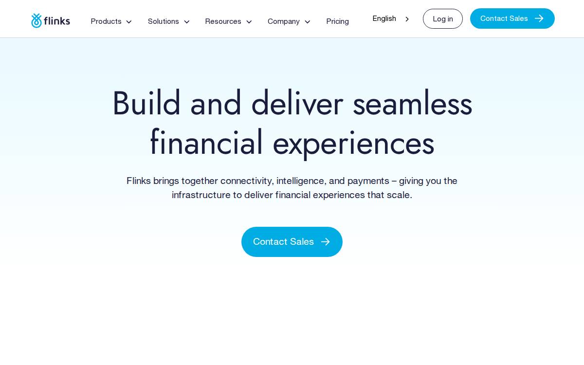 Flinks website preview
