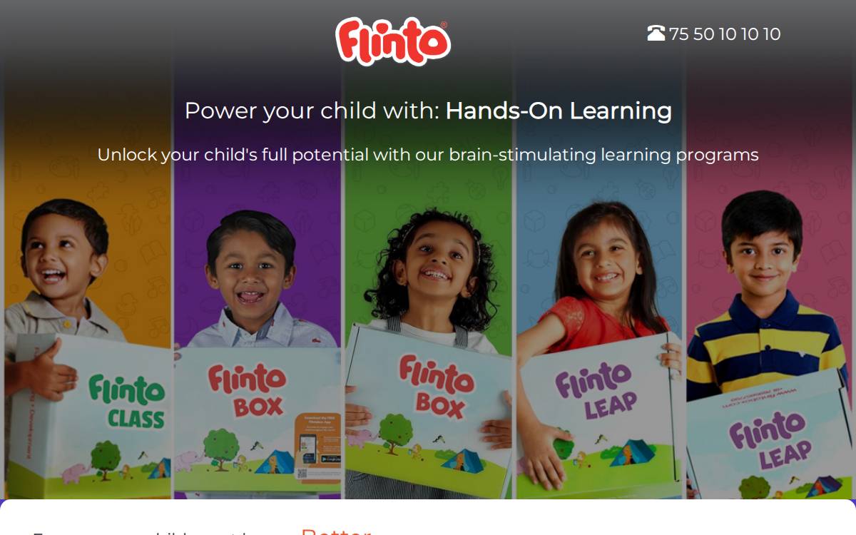 Flintobox website preview