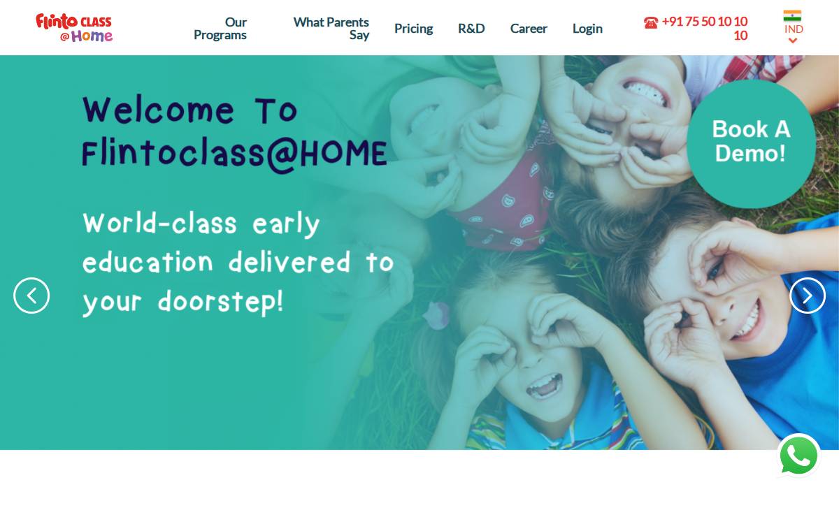 Flintoclass website preview