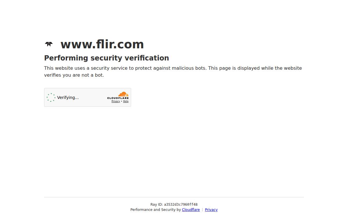 Flir FX website preview