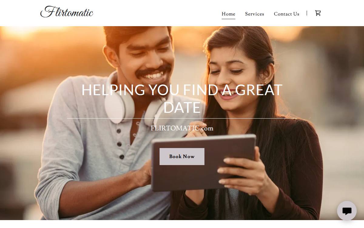 Flirtomatic website preview