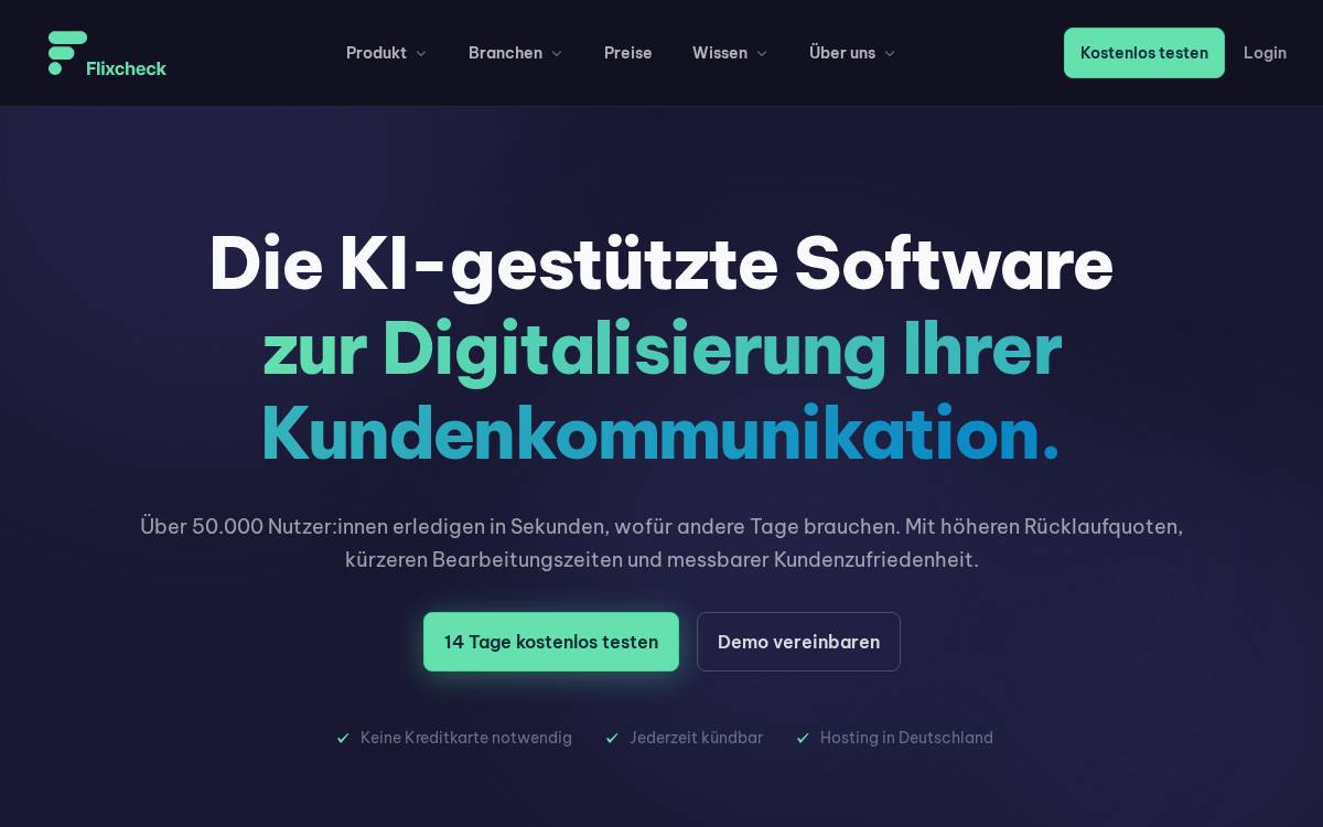 Flixcheck website preview