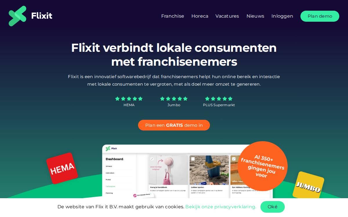 Flixit website preview