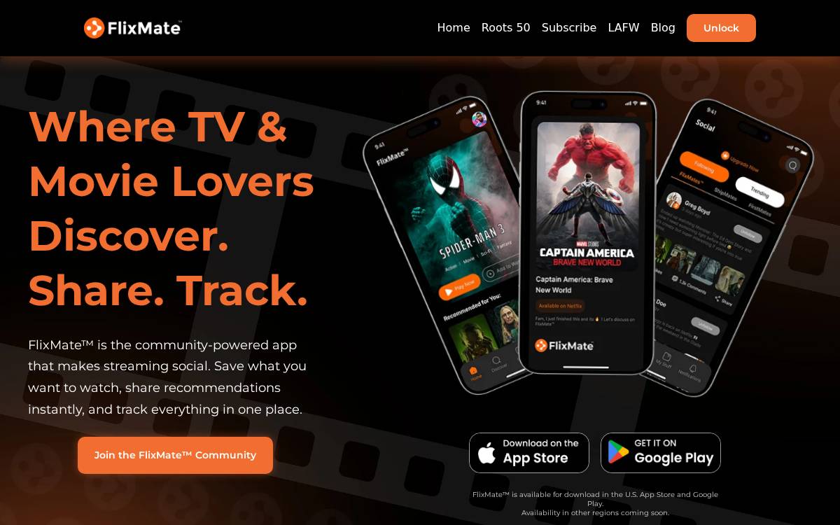 FlixMate website preview