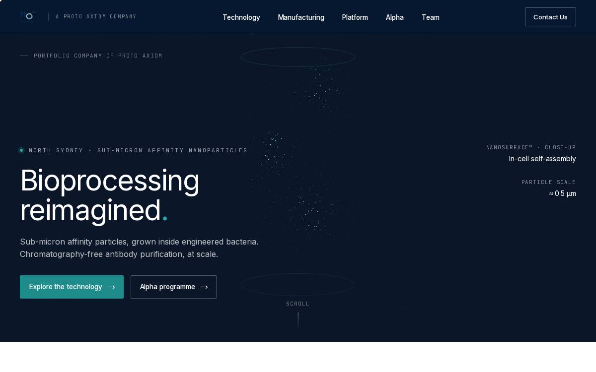 Flo Axiom website preview