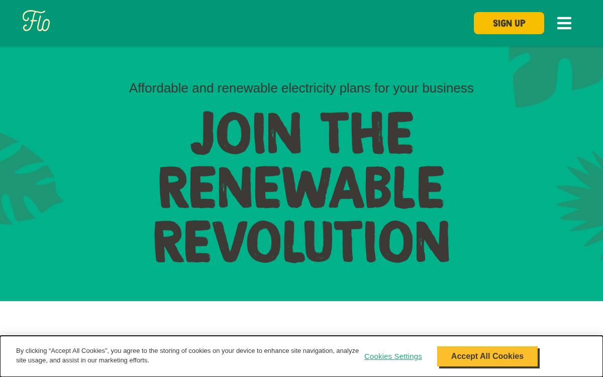 Flo Energy Singapore website preview