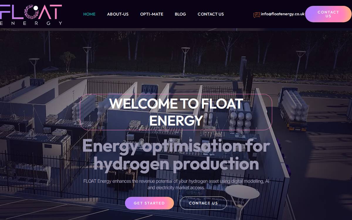 Float Energy website preview