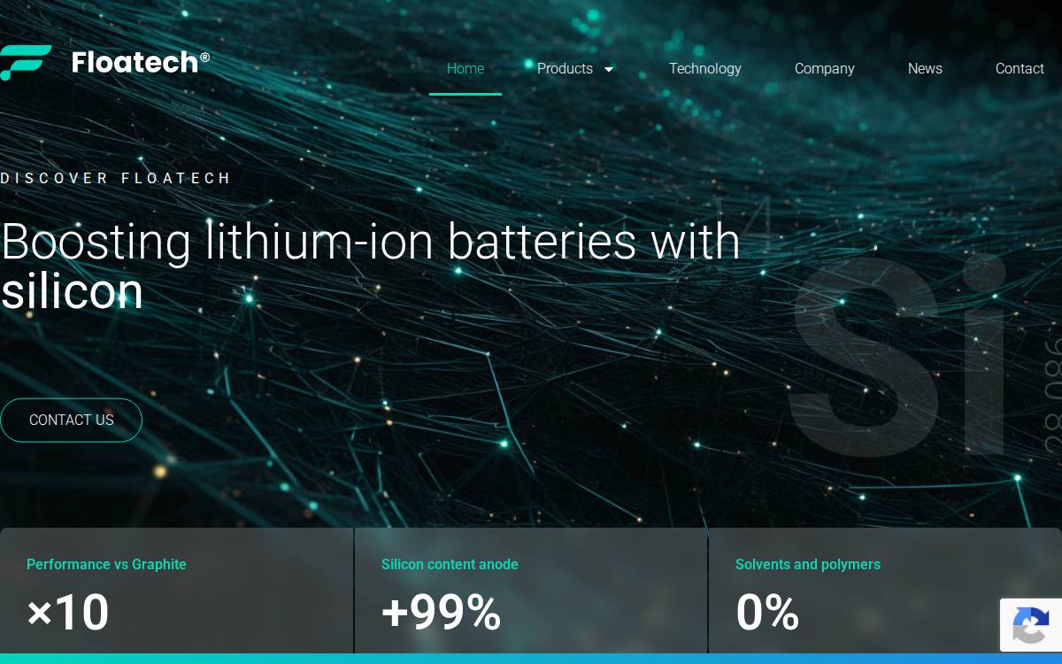 Floatech website preview