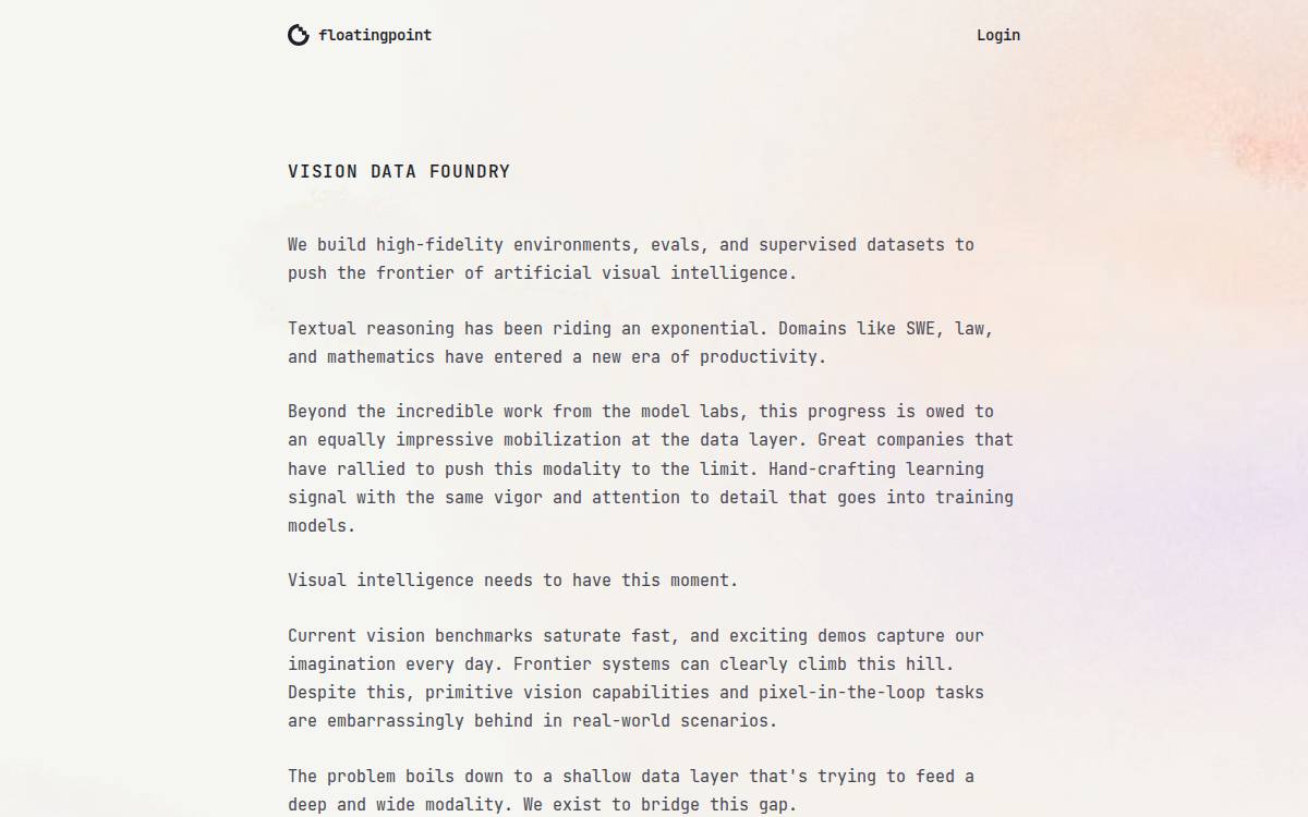 floatingpoint website preview