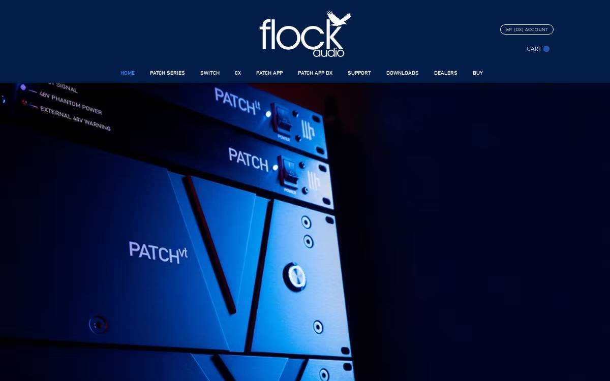 Flock Audio Inc website preview