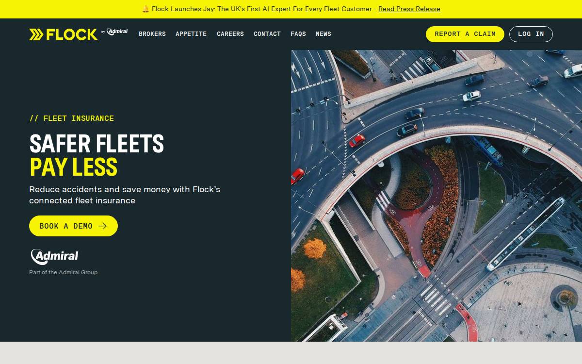 Flockcover website preview