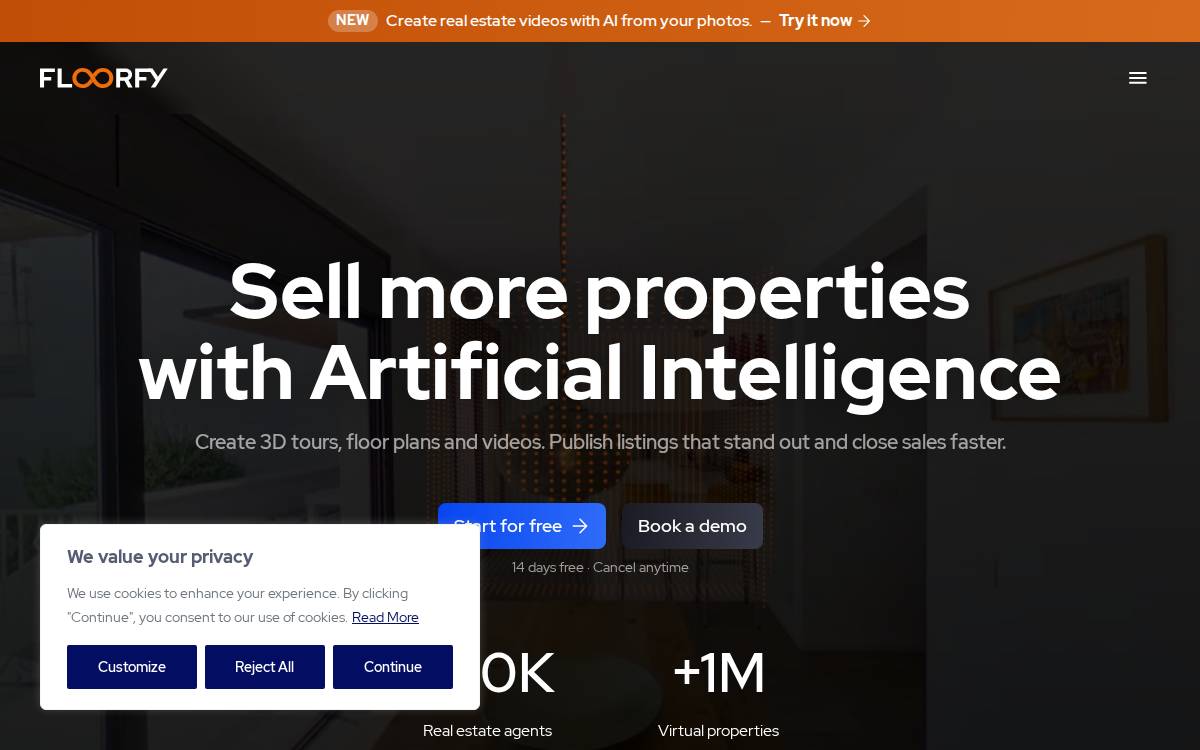 Floorfy website preview