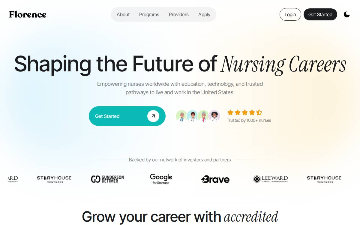 Florenceeducation website preview