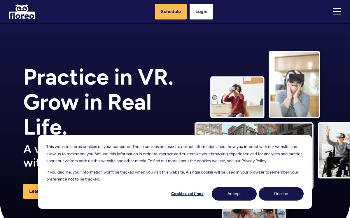 Floreovr website preview