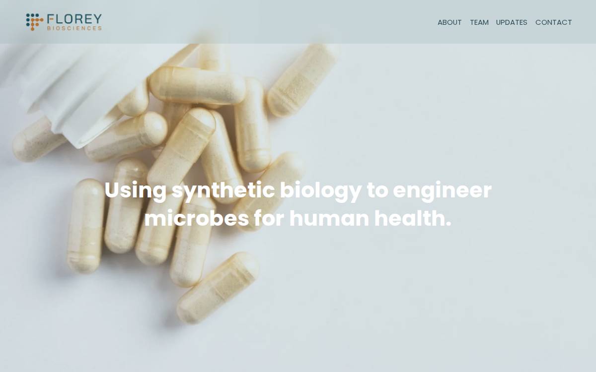 Florey Biosciences website preview