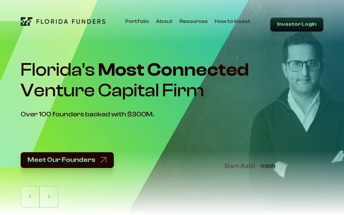 Floridafunders website preview
