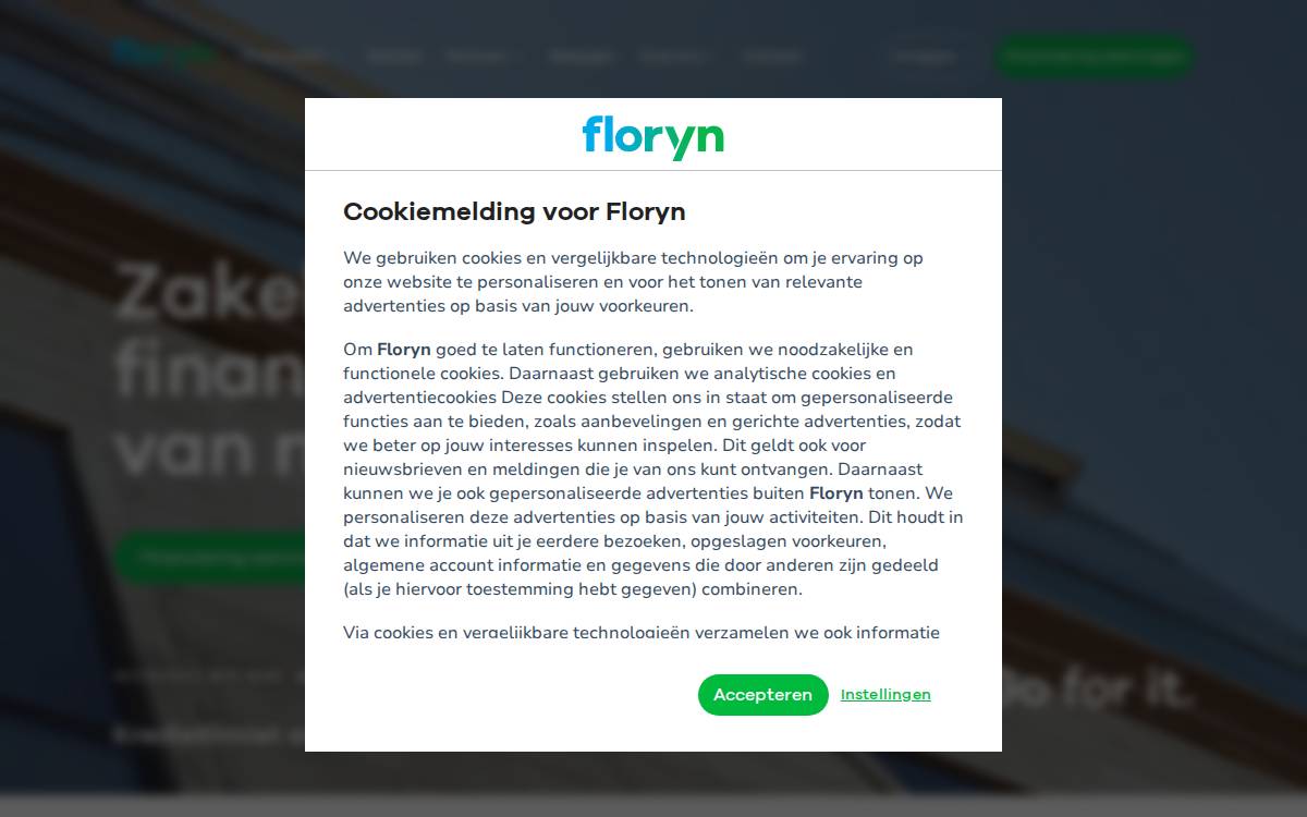 Floryn website preview
